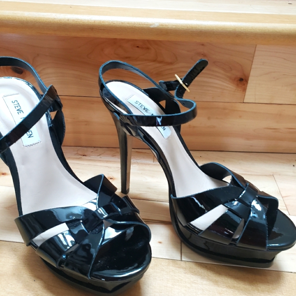High heels sandals.